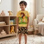 بيجامة أولادي قطن صيفي  – Lionking