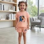 بيجامة بناتى قطن صيفي  – Stitch