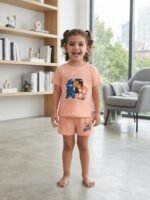 بيجامة بناتى قطن صيفي  – Stitch