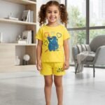 بيجامة بناتي قطن صيفي  – Stitch
