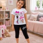 بيجامة بناتي صيفي – Cat & Unicorn
