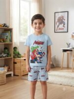 بيجامة أولادي قطن صيفي  – Avengers